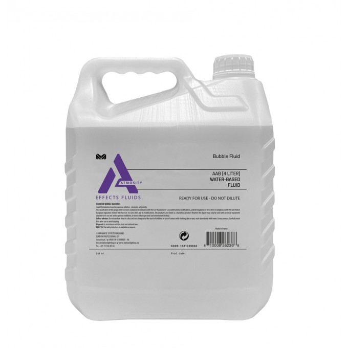 AAB - Bubble Fluid - 4L жидкость для генератора мыльных пузырей MAGMATIC FX MM-1-5019
